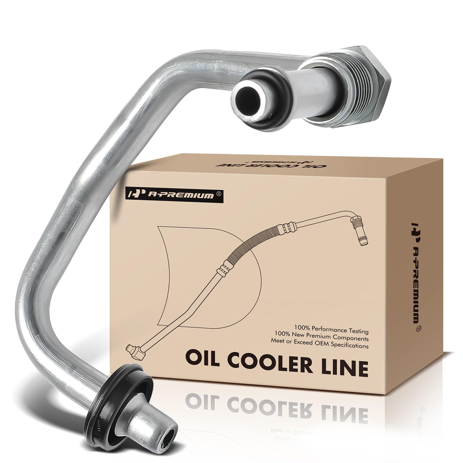 Automatic Transmission Oil Cooler Line Hose Assembly Compatible with Jeep MK Series Compass, Patriot, 2007-2017