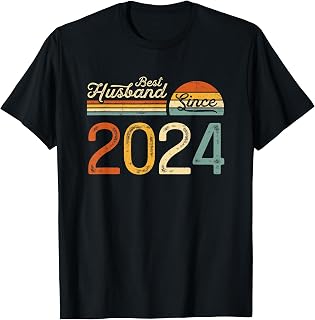 1st wedding anniversary 1 years - Best Husband Since 2024 T-Shirt