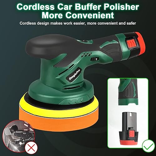 Miniatura 6 de DmgicPro 1 pulidor de coche cargador rápido - 1 cargador solo pulidor inalámbrico