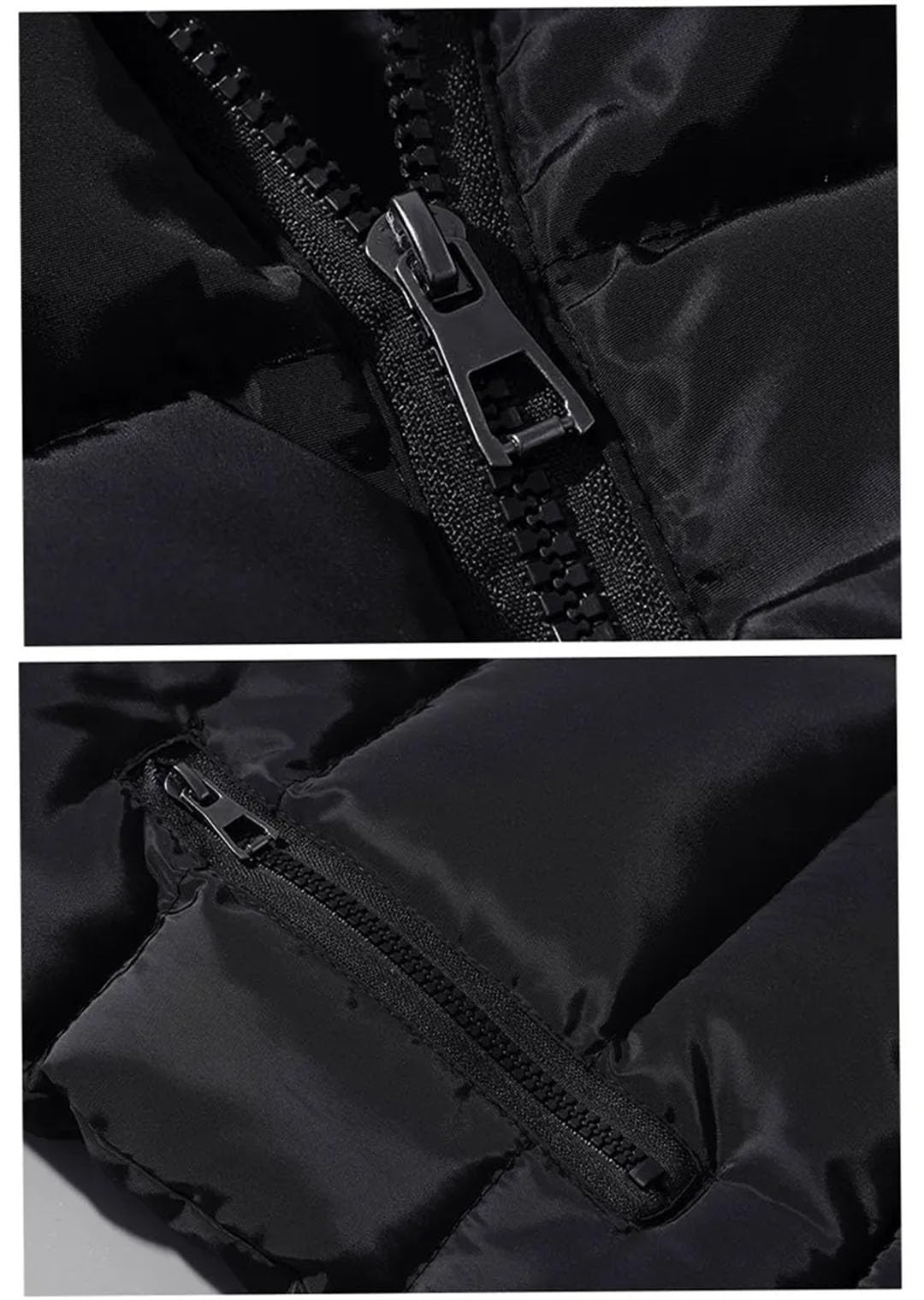 Vogrtcc Chaleco De Plumón Para Hombre Con Cremallera Chaleco Delgado Sin Mangas Chaqueta Con Cuello Alto