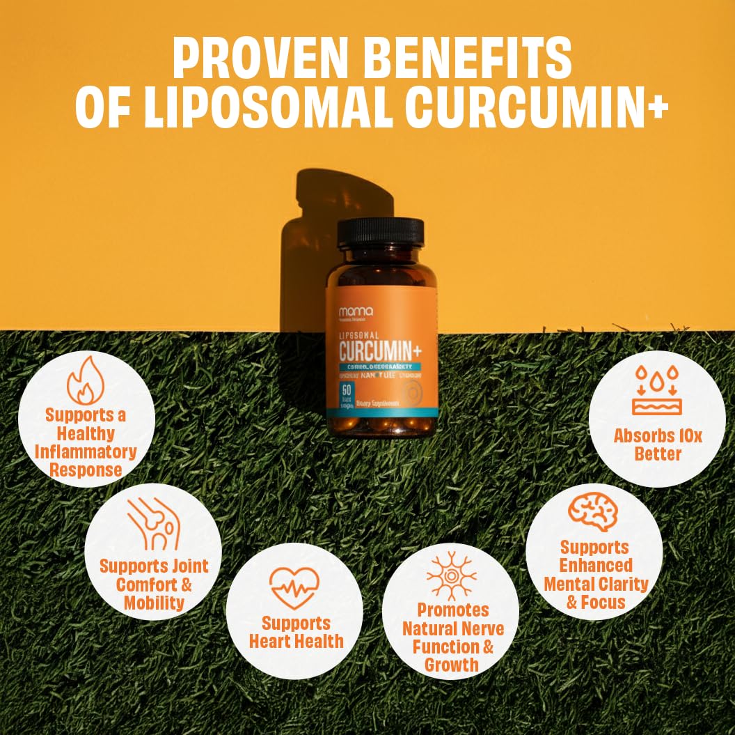 Manna Vitamins Evolved Liposomal Curcumin+ Softgels for Advanced Absorption Best Turmeric Supplement for Daily Joint & Immune Health Support - Non-GMO, 500mg Curcuminoids (60ct) — Amazon image 5