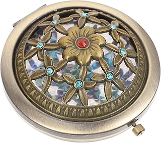 VICASKY Mini espejo de maquillaje espejo redo...