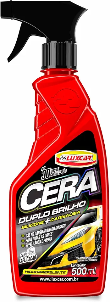 Luxcar - Cera Líquida Automotiva Carnaúba Duplo Brilho