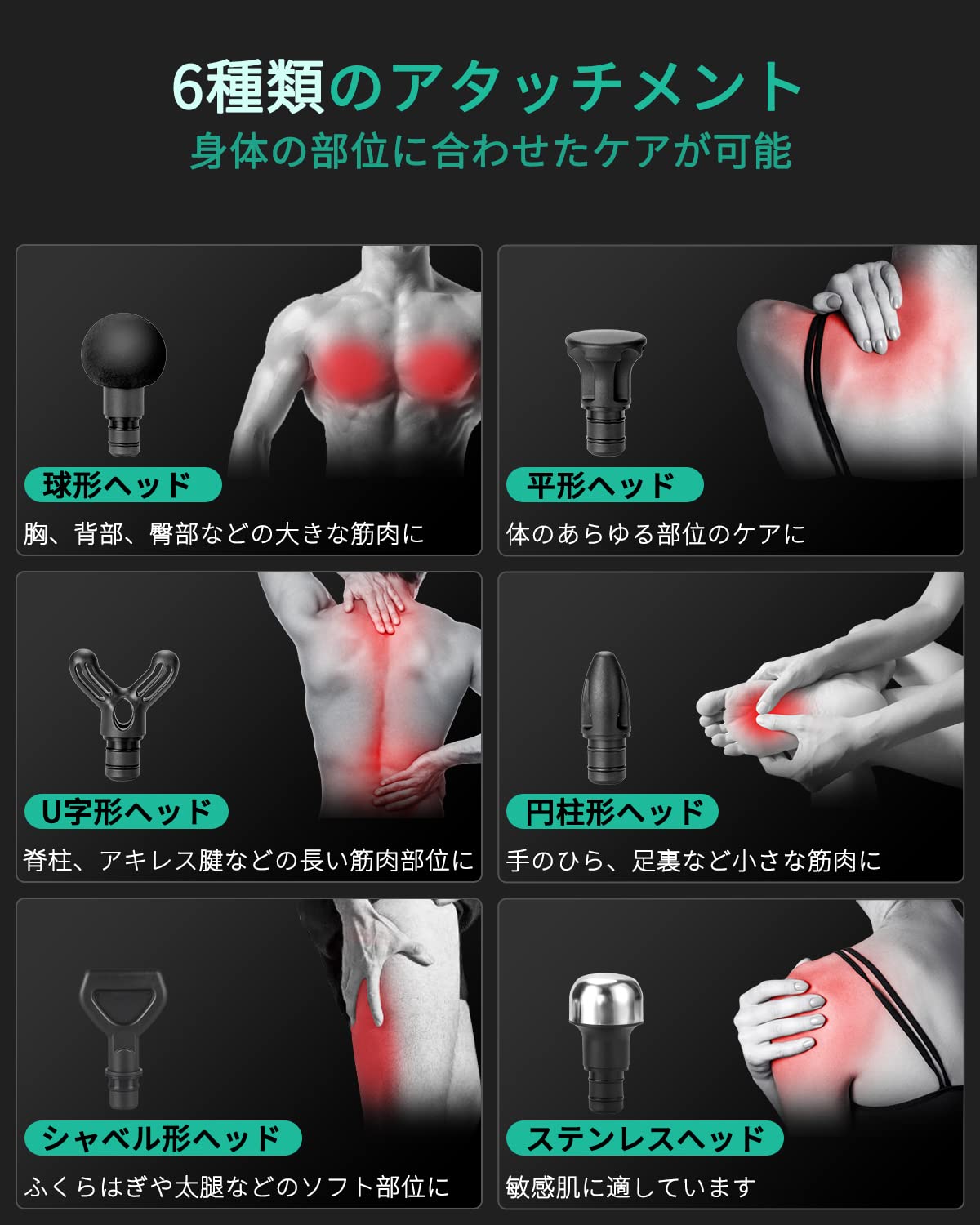 Amazon | MEDCURSOR 筋膜リリースガン 【11mm振幅＆5段階強力振動 
