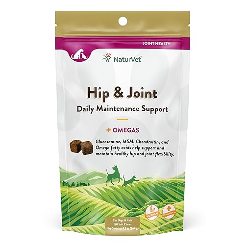 NaturVet Hip & Joint Soft Chew (Bag) 120 ct