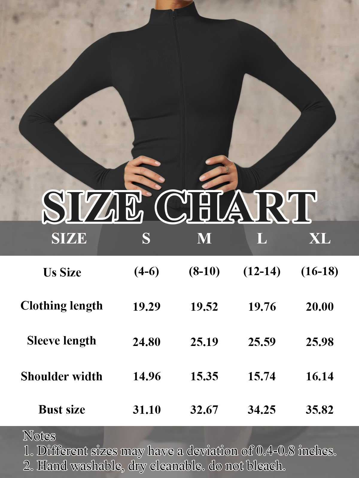 Chaqueta de entrenamiento para mujer, camiseta deportiva de manga larga con cremallera y diseño de agujero para el pulgar, ajuste delgado, atlética para gimnasio y yoga — view 7