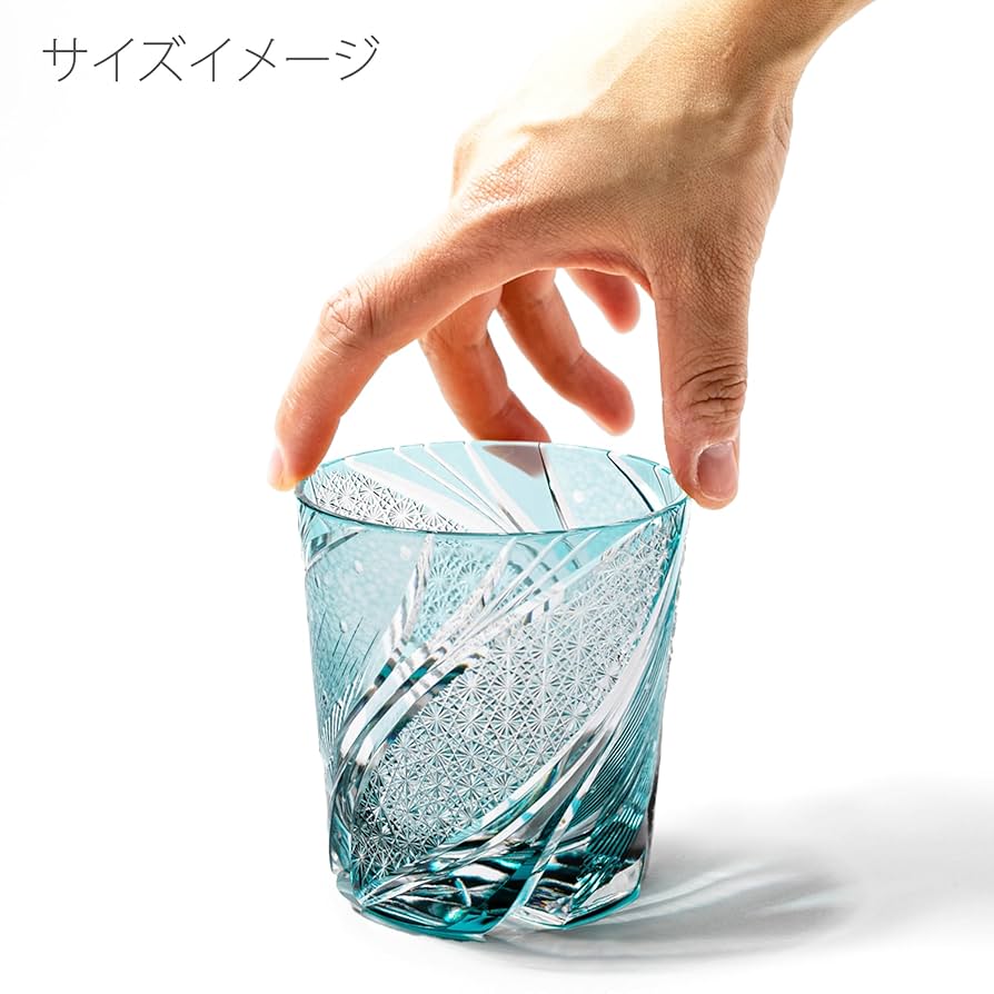 ガラス製急須　琉璃 ガラス クリスタルロックグラス「月光龍」 自由工房 西田雅之