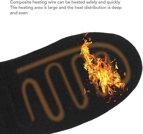 Miniatura 8 de Boxwizard 4 plantillas eléctricas con calefacción, calentadores de pies, recargable por USB, alta temperatura, para actividades al aire libre de