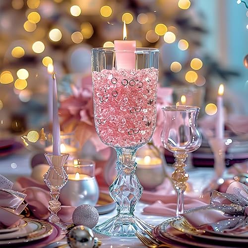 Miniatura 2 de HappyFilller - 5500 piedras preciosas acrílicas transparentes pequeñas gotas de agua de 0.28 pulgadas para rellenos de jarrones, manualidades,