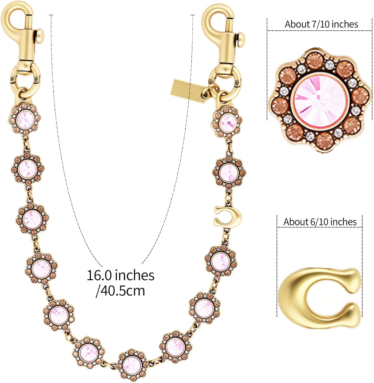 Bag Chain Charm, KeyChain & Charms Wallet Chain Charm - Image 4