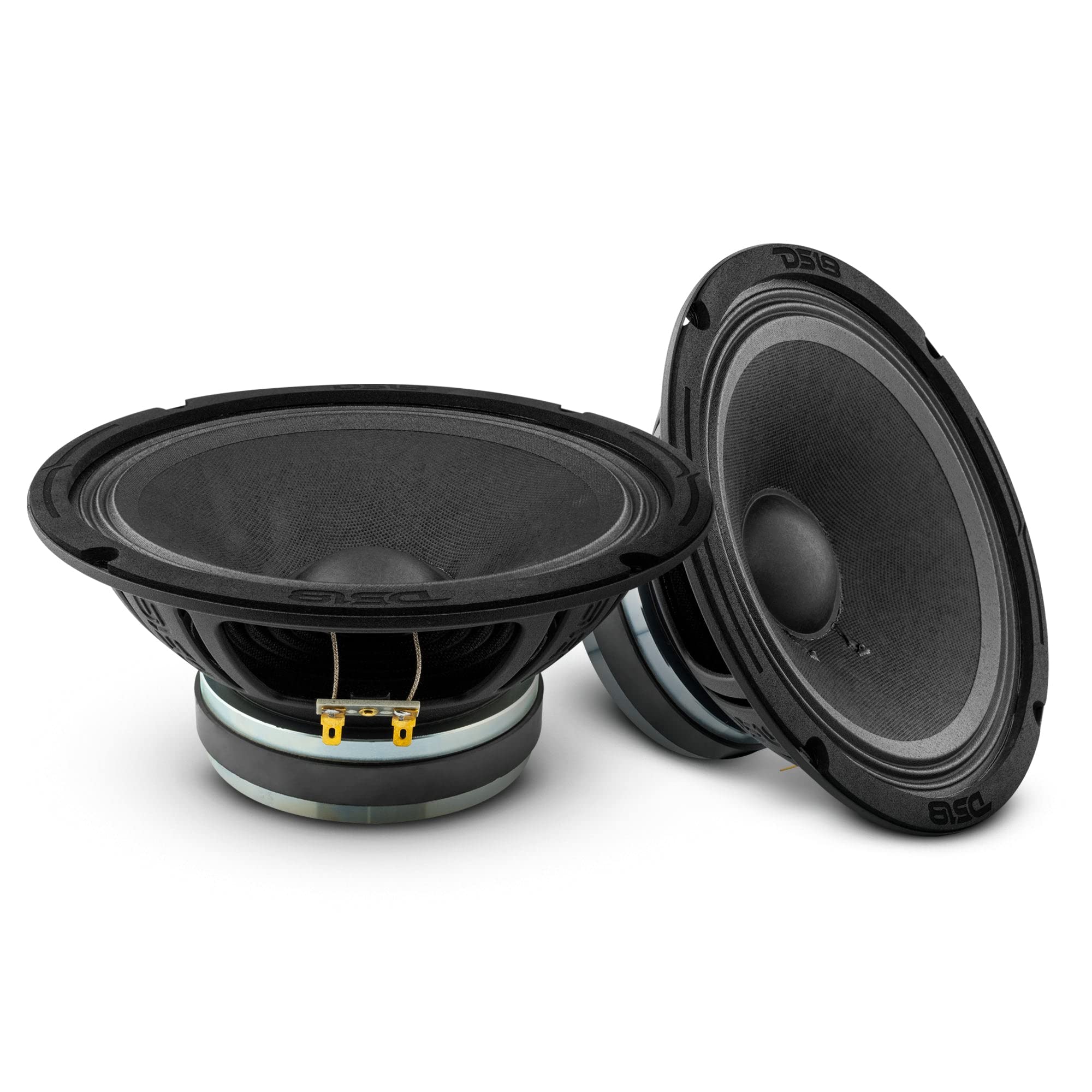 DS18 1 8PRO300MB-4 20 cm, 200 mm, 8 Zoll Durchmesser, mittlerer Basslautsprecher, 150 Watt RMS und 300 Watt Max, 4 Ohm Impedanz, 97 dB Spl, Autotüren, 1 Stück
