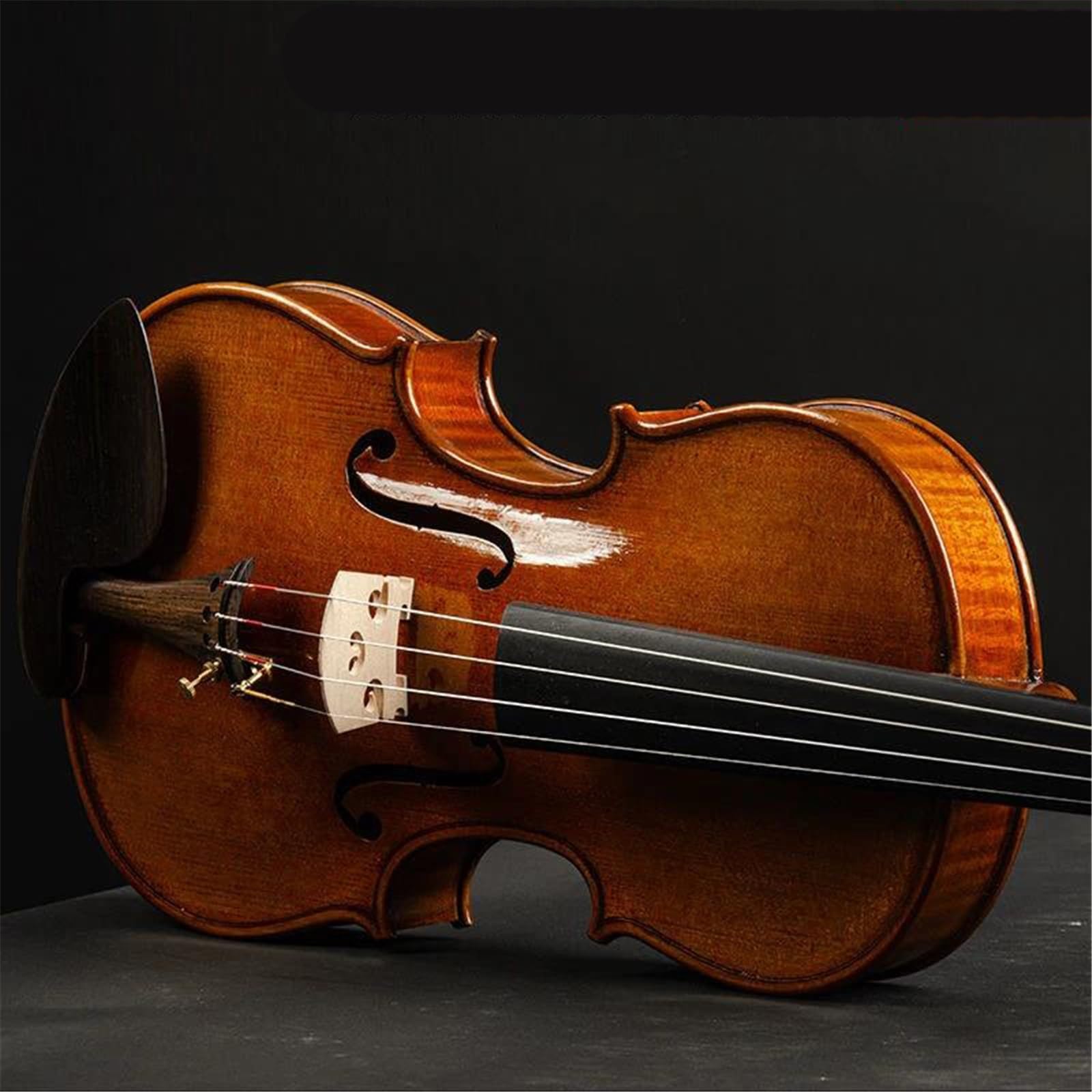 Violino Strumento Per Violino Professionale A Grandezza Naturale Per Violino Acustico In Legno Massello Adatto A Principianti E Musicisti(1/2)