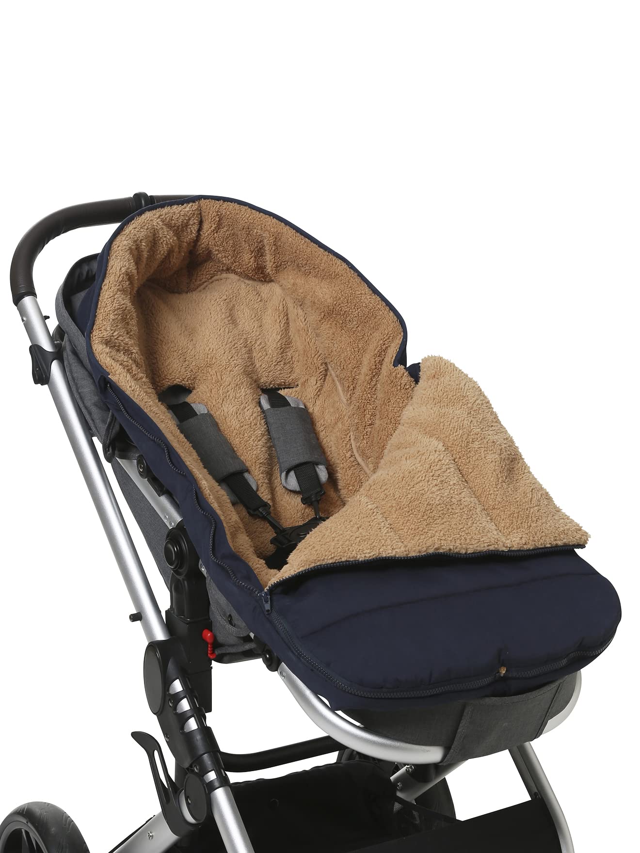 Vertbaudet Fußsack für Kinderwagen, wetterfest Nachtblau ONE Size