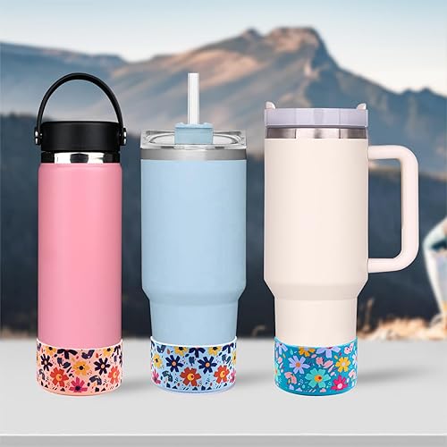 Miniatura 6 de Base protectora de silicona para funda de maletero de 12 a 40 onzas para vaso Stanley Hydro Flask, Yeti, Simple Modern, accesorios para botellas de
