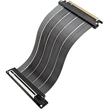PCIe 5.0 Riser Cable PCIE 5.0 x 16 Gen5 128GB/s Bi-Directional Communication Speed Flat Flexible RTX 5090/5080/5070/5060/RX 9070 Extension Cable for Vertical GPU Mounts 15cm