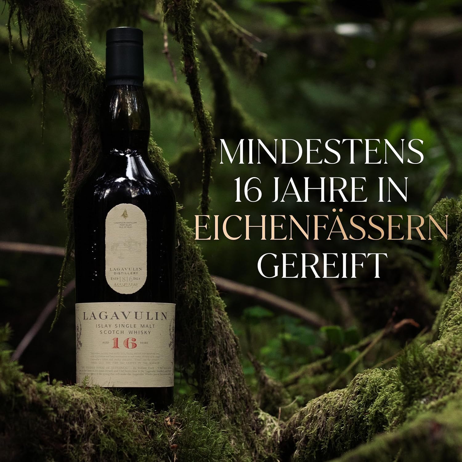 Lagavulin 16 Jahre Islay Single Malt Scotch Whisky 43% Vol 700ml Geschenkbox