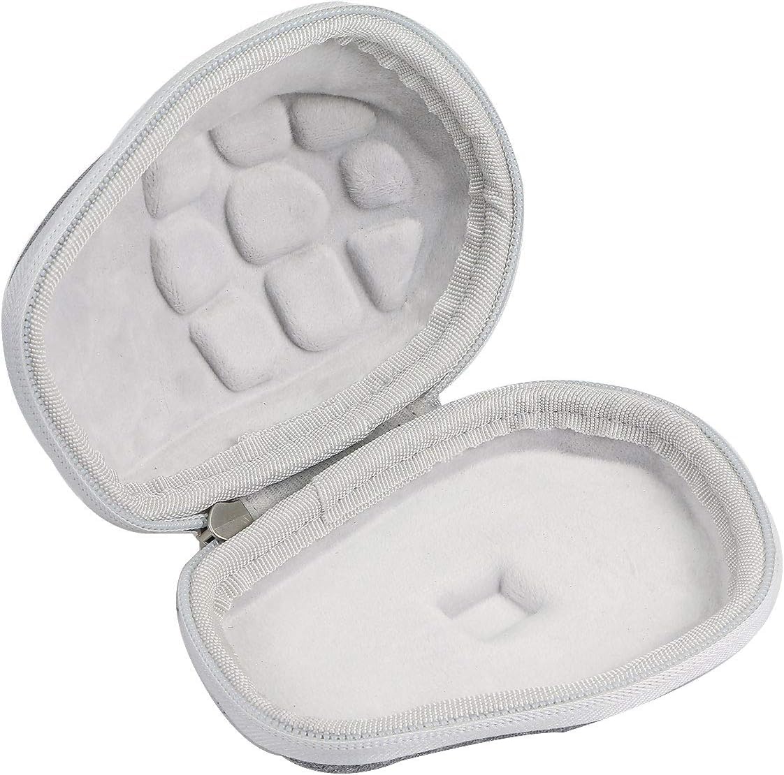 Khanka Étui pour Logitech MX Master 4/Master 3S/Master 3 Souris sans Fil,Housse Rigide de Transport avec Poignée,Étui Seulement (Gris)