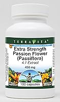 Vista 1 de Extracto de flor de la pasión extra fuerte (Passiflora) 41 - 450 mg (100 cápsulas, ZIN 511269) - Paquete de 3
