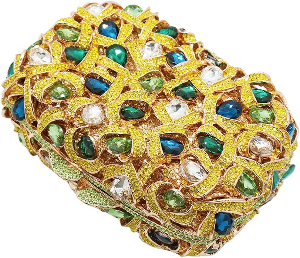 Sparkly Women Crystal Clutch Rhinestone Purse Diamond Evening Bag Bridal Evening Clutch for Prom Cocktail Party
