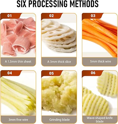 Miniatura 5 de Vegetable Slicer Multi Purpose Food Chopper French Fry Potato Slicer for Carrot Zucchini Onion Fast Cutting Kitchen Gadgets for Cooking Meal Prep