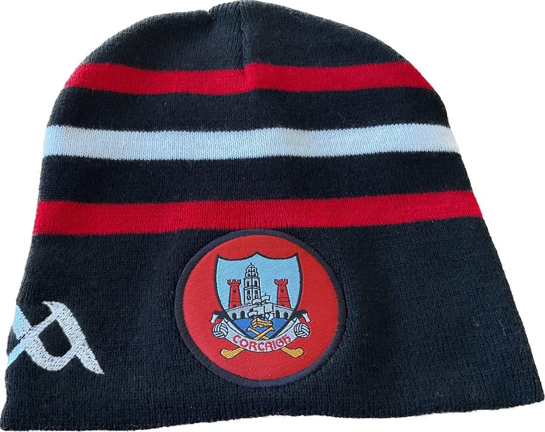 CORK Official All Ireland GAA County black retro style Beanie hat Very Rare