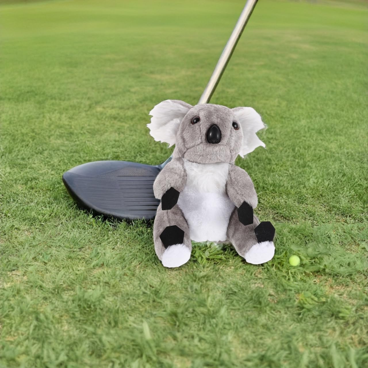 Abaodam Golf Driver Headcover Plüsch Tierform Lustige Golfschlägerhaube Schutzhülle Für Holz-Driver Golfzubehör Weicher Schlägerkopfschutz