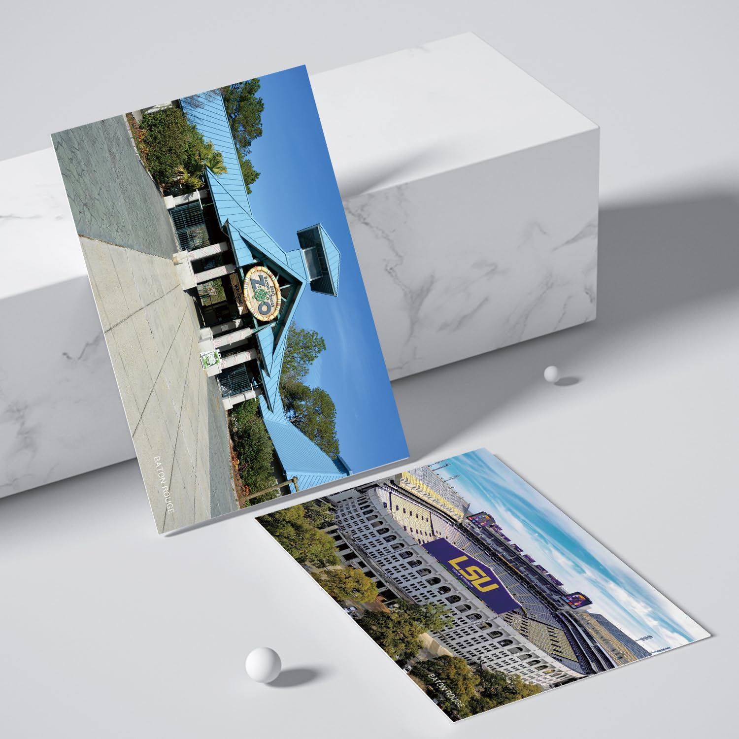 xtvinvm 米国都市バトンルージュ ルイジアナ州旅行ポストカード 世界各地からのビンテージポストカード ビジネス/クリスマス/ホ