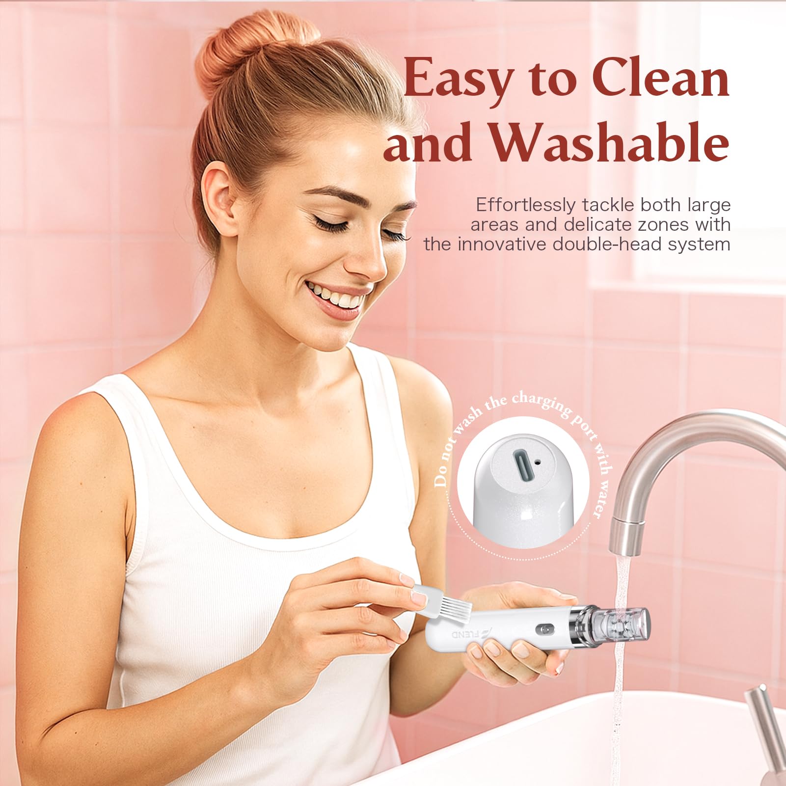 Epilator,2 in 1Epilator for Women Rechargeable,Womens Electric Shaver with LED Light,Rechargeable,Hair Removal for Women Legs/Face/Bikini/Arms,Smooth Epilator Trimmer Travel Kit Set Upgrade