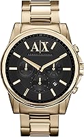 Vista 1 de Armani Exchange - Pulsera cronógrafo de oro para hombre, Oro, Cronógrafo