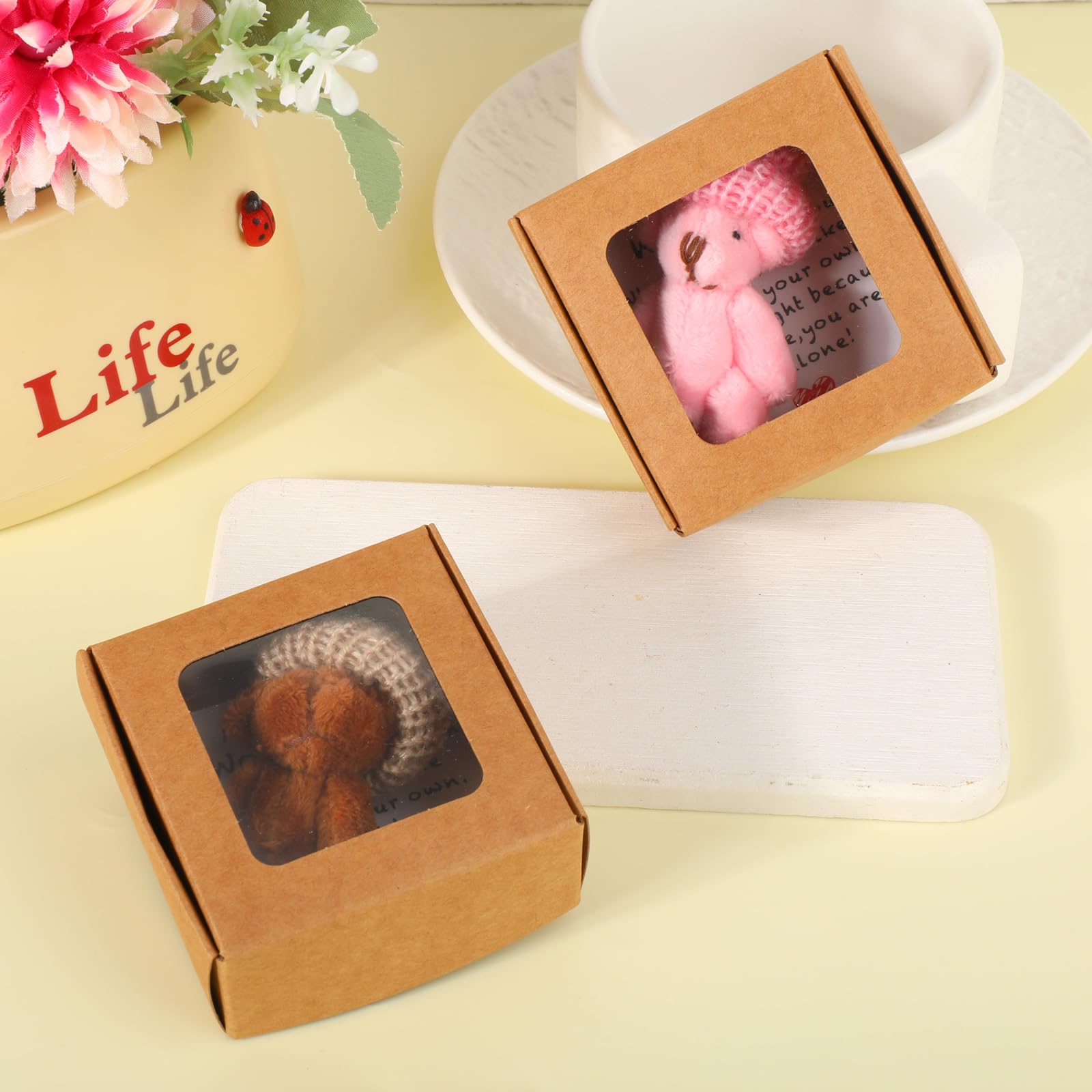 2 Pack My Little Worry Bear Plush Toy - Image 4