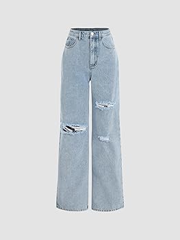 CIDER Denim Basic Ripped Jeans: Denim, XXS at Amazon Women's