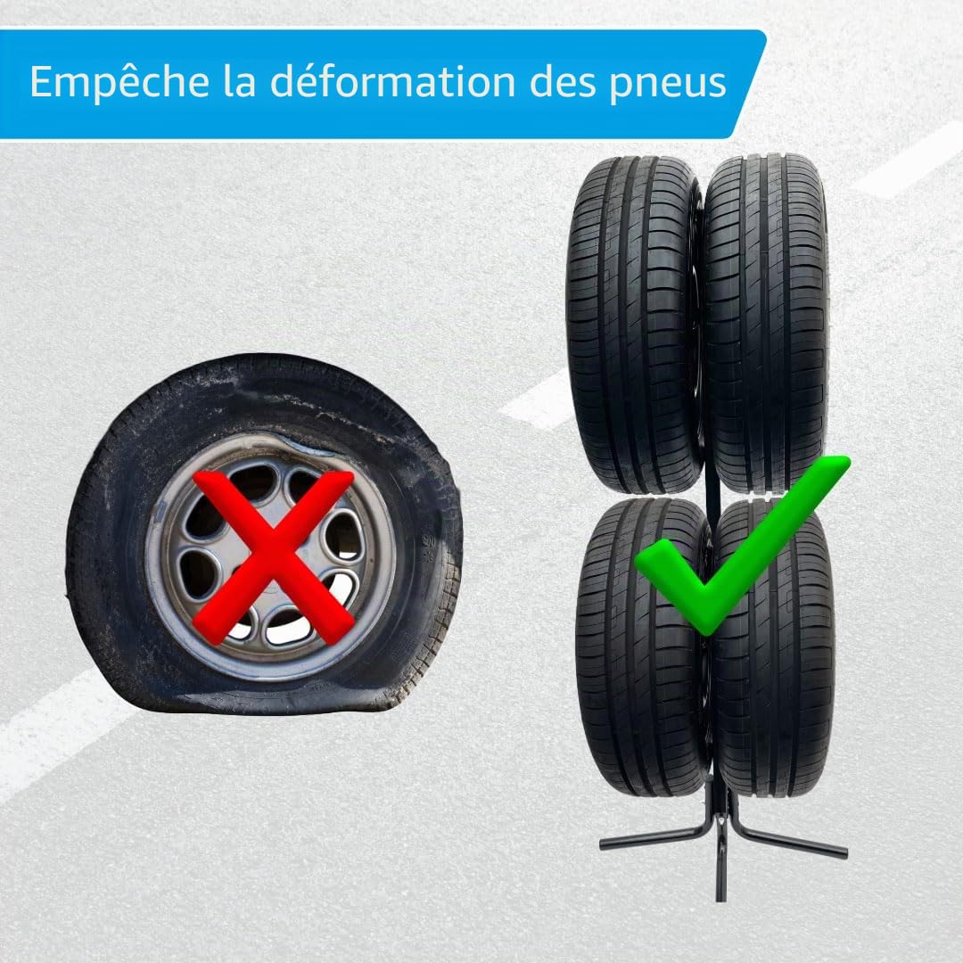 CARTREND Range-pneus Unitec 10905 1 pc(s), Noir