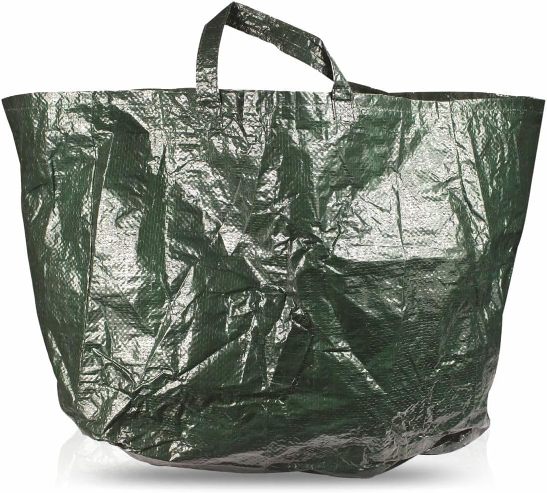 Garden Waste Bag 82L Small Gardening Bag Shower proof Reusable Ideal For Collecting Collecting Rubbish Grass Weeds Shrub Clippings In Size 1PCS (green 45x41x43cm)-image-19