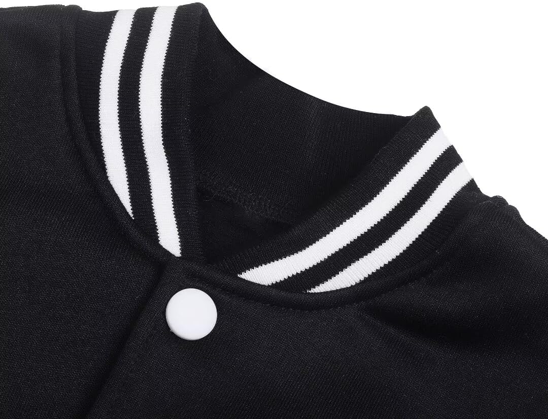 Men's Women's Varsity Baseball Jacket Letterman Bomber Jackets Unisex Casual Streetwear Coats Sport Tops - Image 2