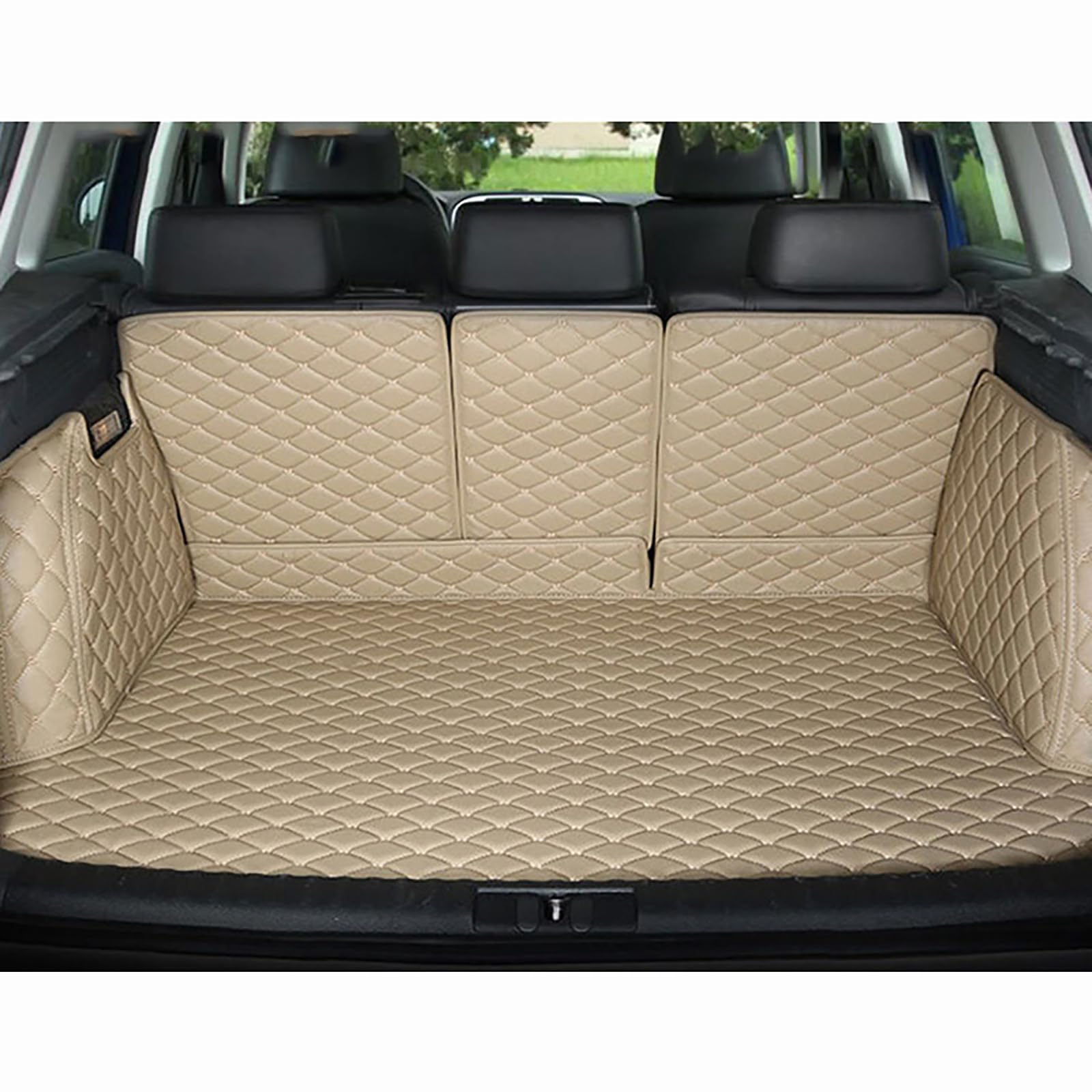 Lmsmgs Beige Car Boot Liner For Volvo Xc60 2015 2016 2017, Car Full Coverage Customized Boot Liner Car Interior Accessories,