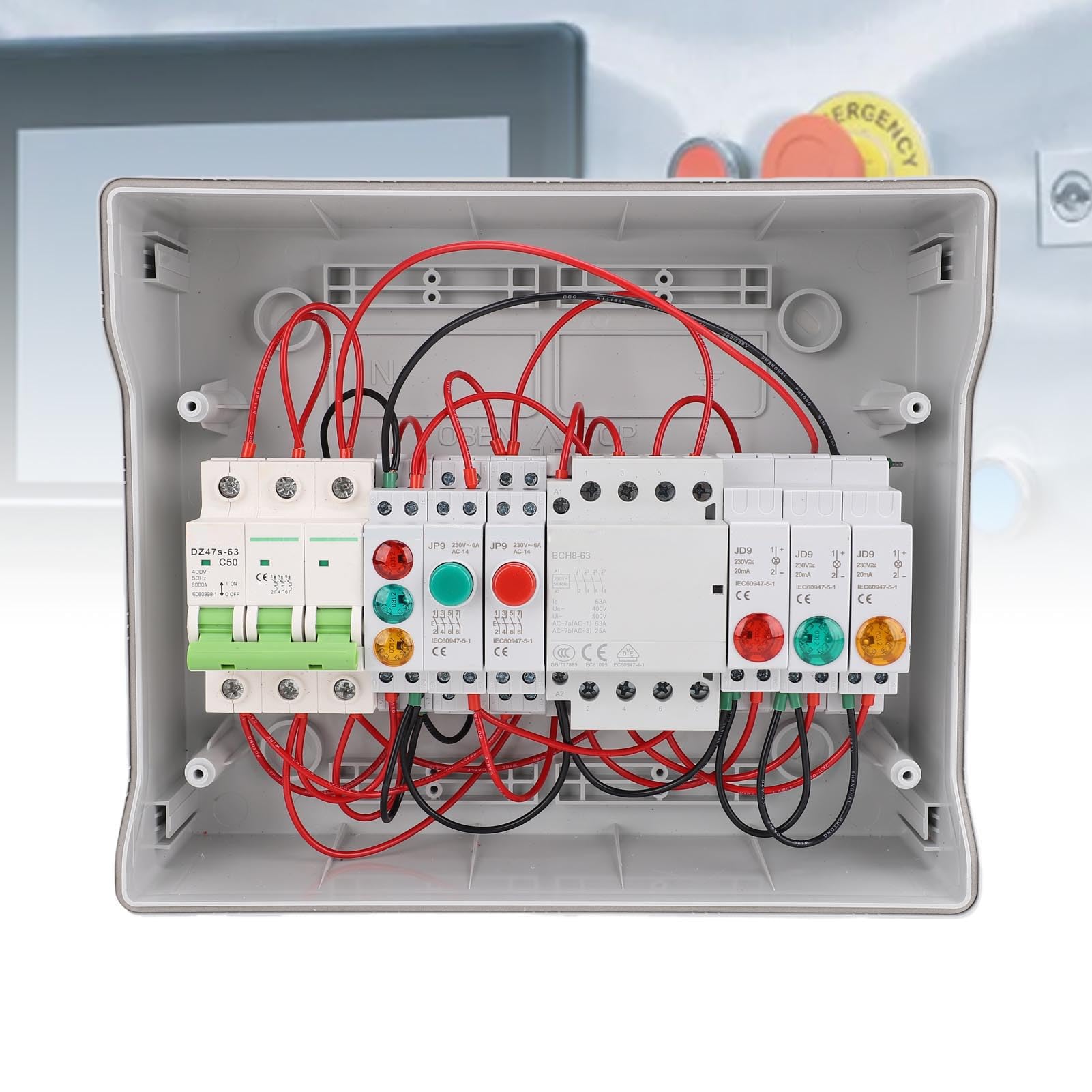 KIMISS Caja de Distribución a Prueba de Exteriores con 400 V para