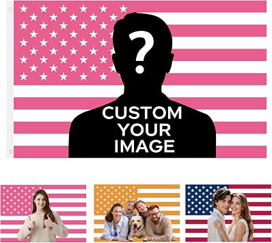 Custom Flag,Personalised Flags,Make Your Own Flags with Print Photo/Logo/Text,Personalized House Flag for Yard Lawn Porch,Memorial Family Welcome Flag