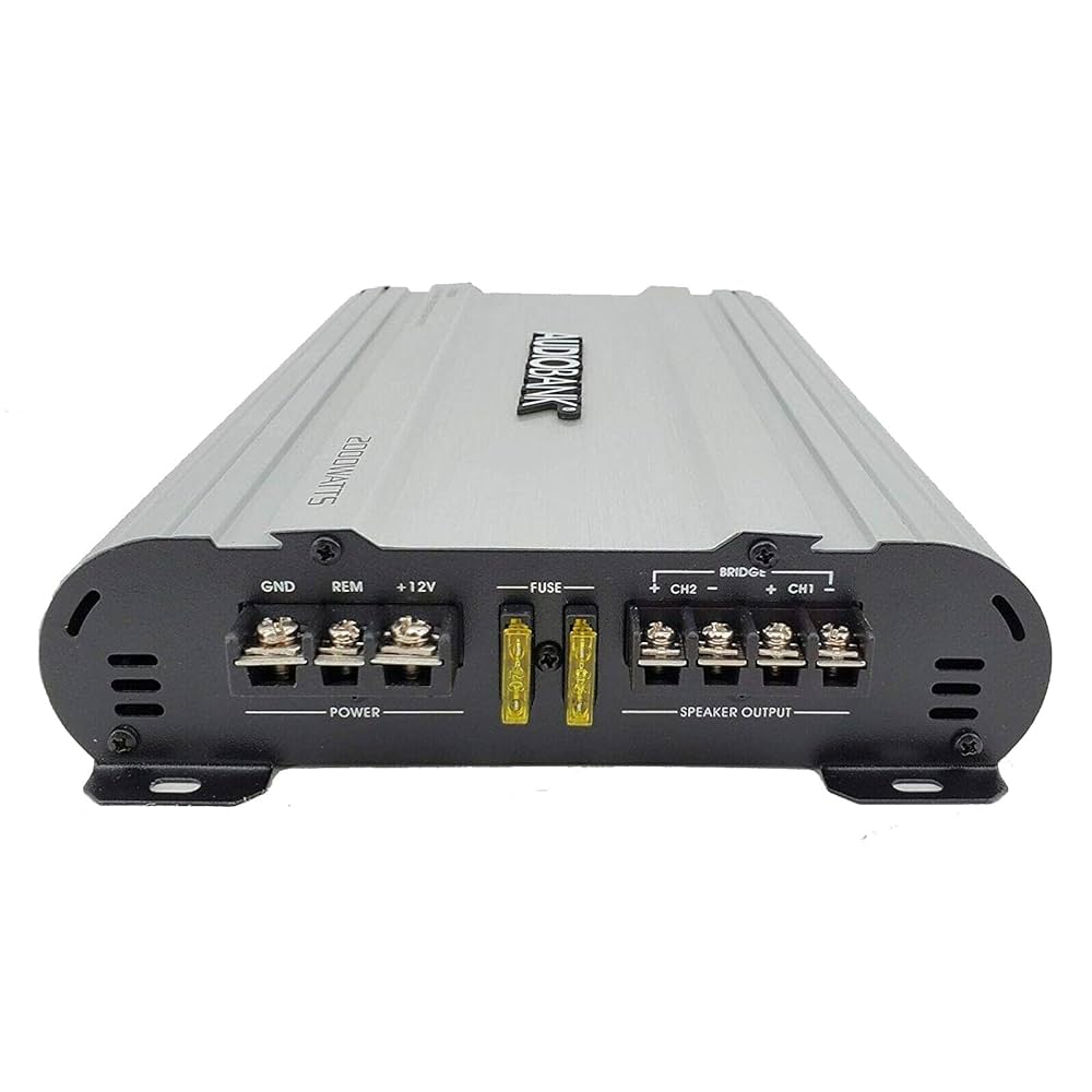 Amazon.co.jp: Audiobank 2チャンネル 2000ワット ブリッジ可能