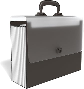 TRU RED Office Pro Accordion File, 26Pocket Expanding Organizer, Letter Size, HeavyDuty Black Poly 2/Pack