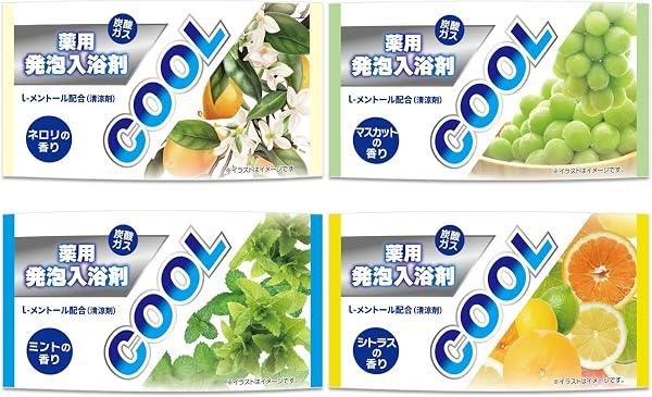 薬用発泡入浴剤クール１２錠 ℓ－メントール配合 肩のこり・腰痛にも効果あり - 4