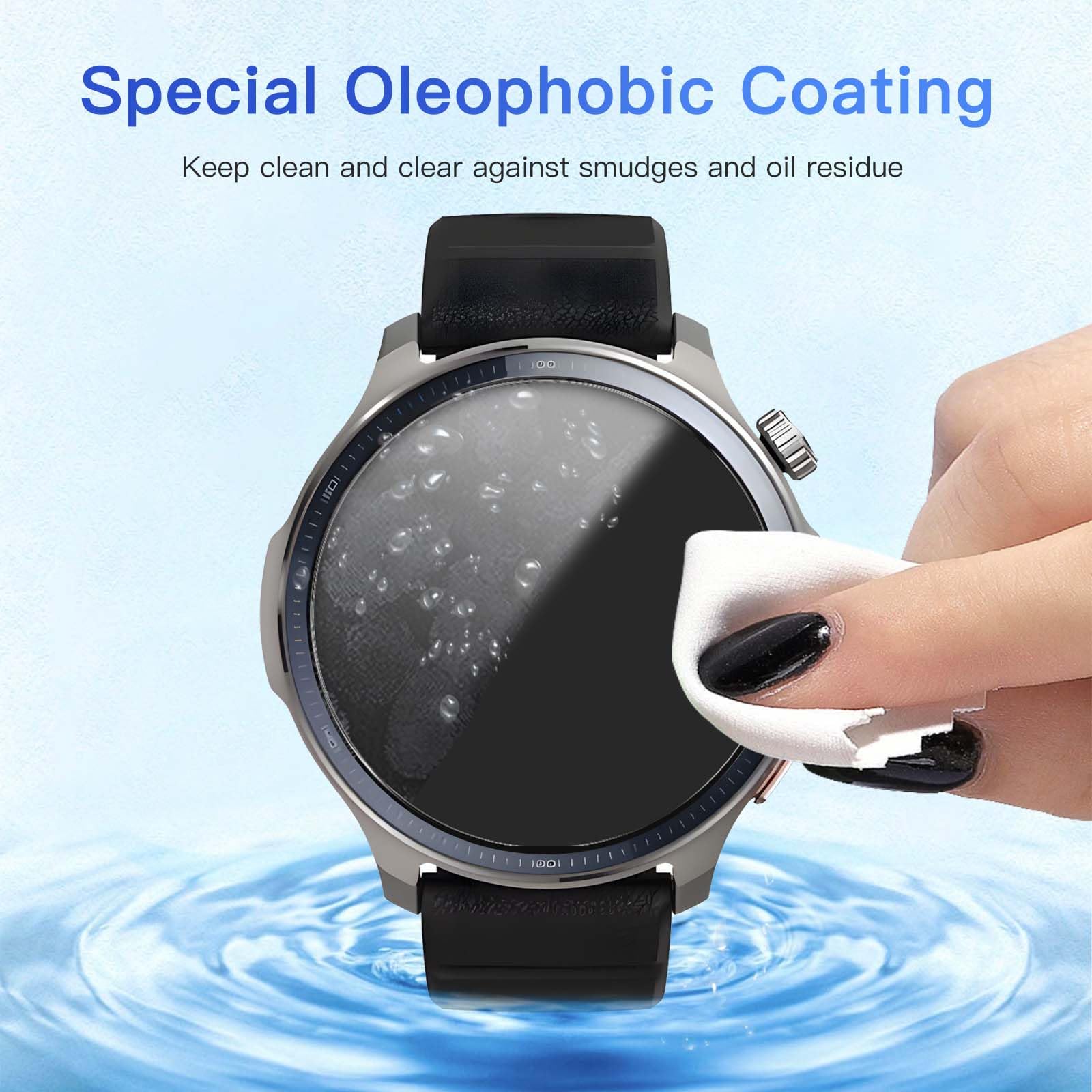 Kwmobile Smartwatch-Hülle 2x Hülle Für Huami Amazfit Balance A2286 Fullbody Fitnesstracker Glas Cover Case Schutzhuelle Set S039y0cx