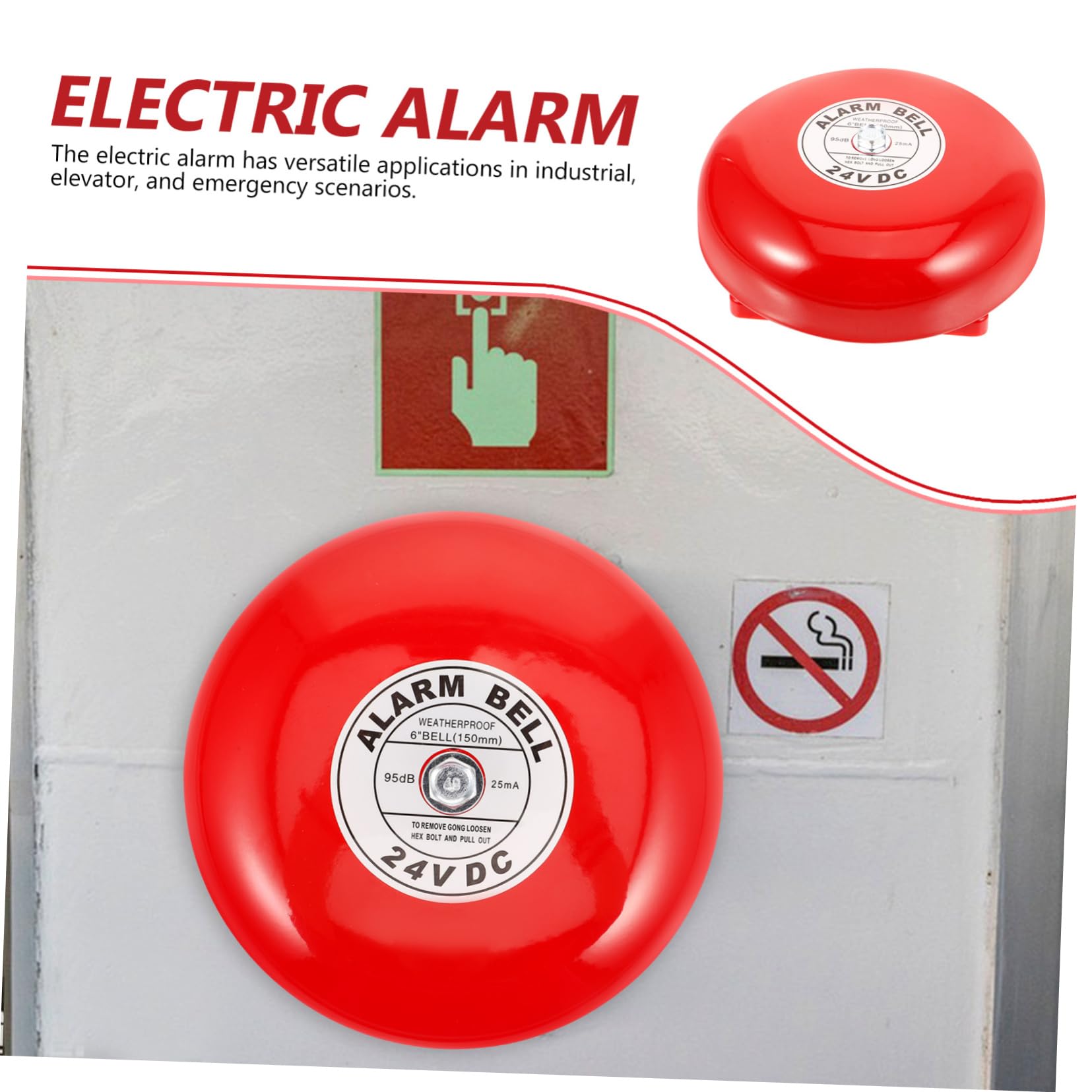 Elektrische aus 24v Eisen Alarmglocke für Notfall und Aufzug