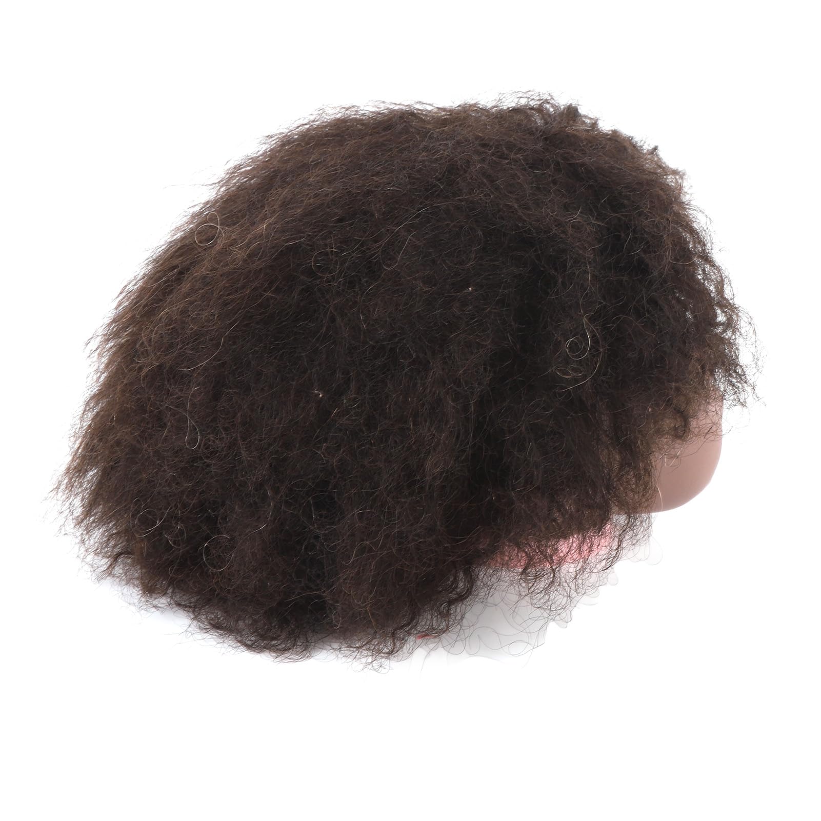 Afro Curly Mannequin Human Hair Doll