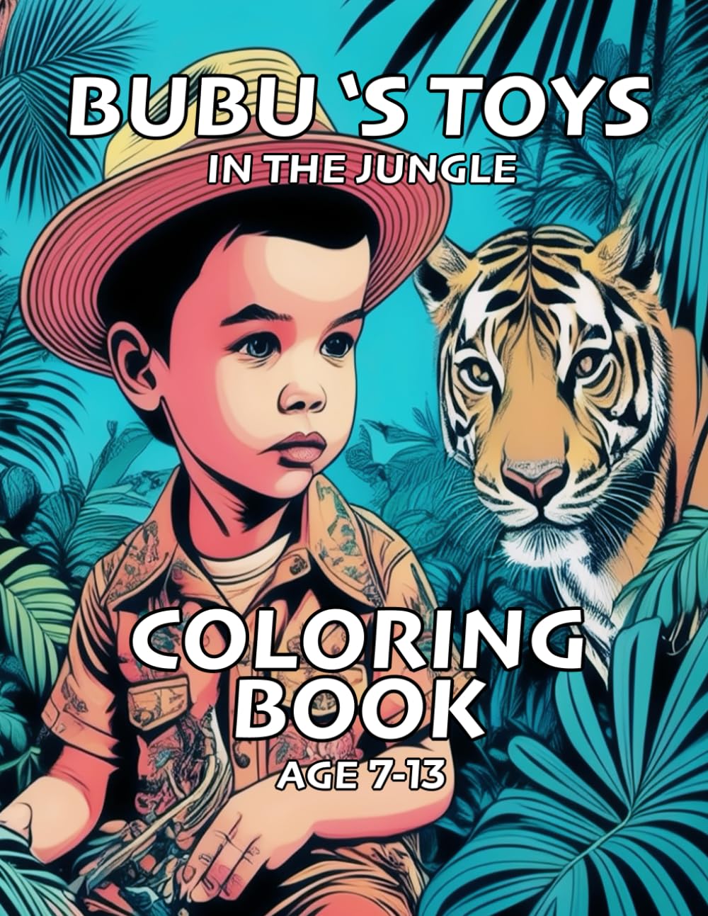 BUBU'S TOYS: IN THE JUNGLE COLORING BOOK