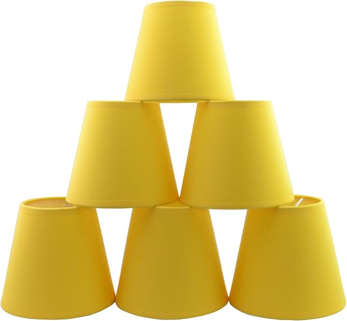 Small Clip lamp Shades for Candle Chandelier pandent Light (Banana