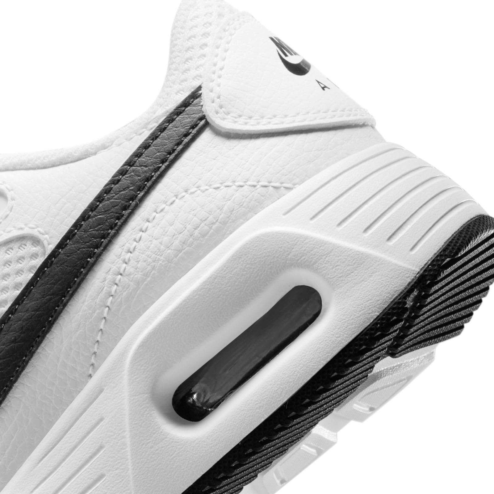 NIKE Chłopięce buty do biegania Air Max Sc, Biały czarny biały, 38 EU