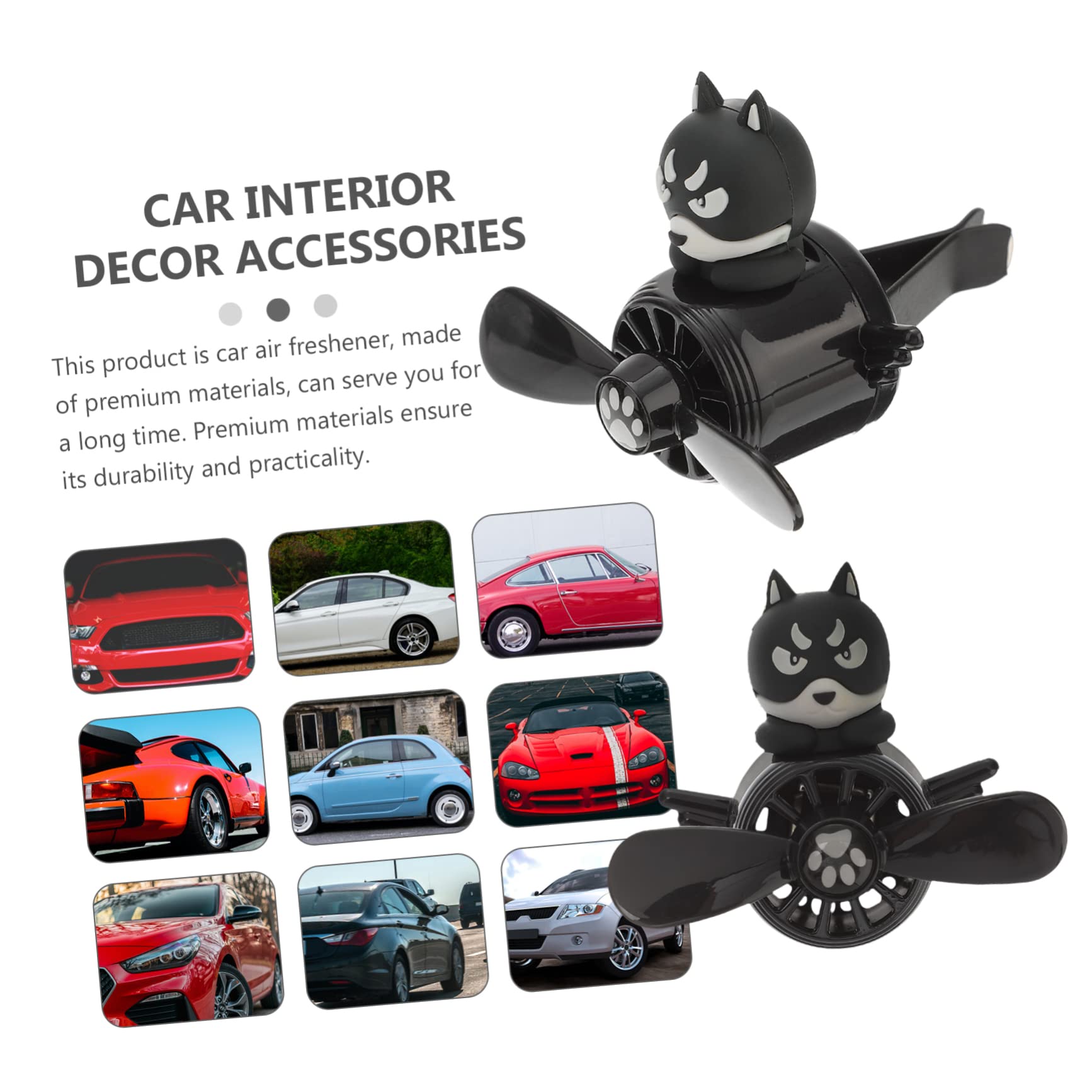 Gatuida 5stücke Kleiner Auto Aromatherapie Im Cartoon-design Lustiger Duftspender Für Auto Tragbar Leicht Und Platzsparend Für Belüftung Im Fahrzeug Hochwertiges Material Langlebig Und