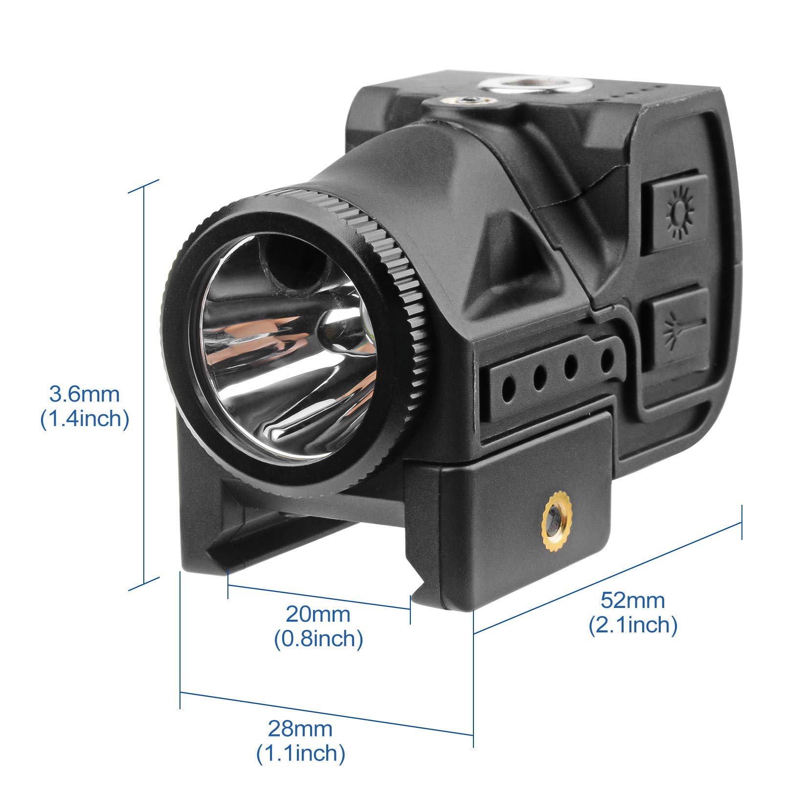 Flashlight Laser Sight Green Laser and Light Combo