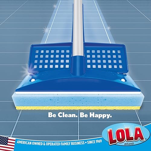 Miniatura 6 de LOLA Mopa de esponja exprimible con espuma de polietileno y una capa de celulosa natural, absorbe y absorbe la humedad, limpiador de superficies