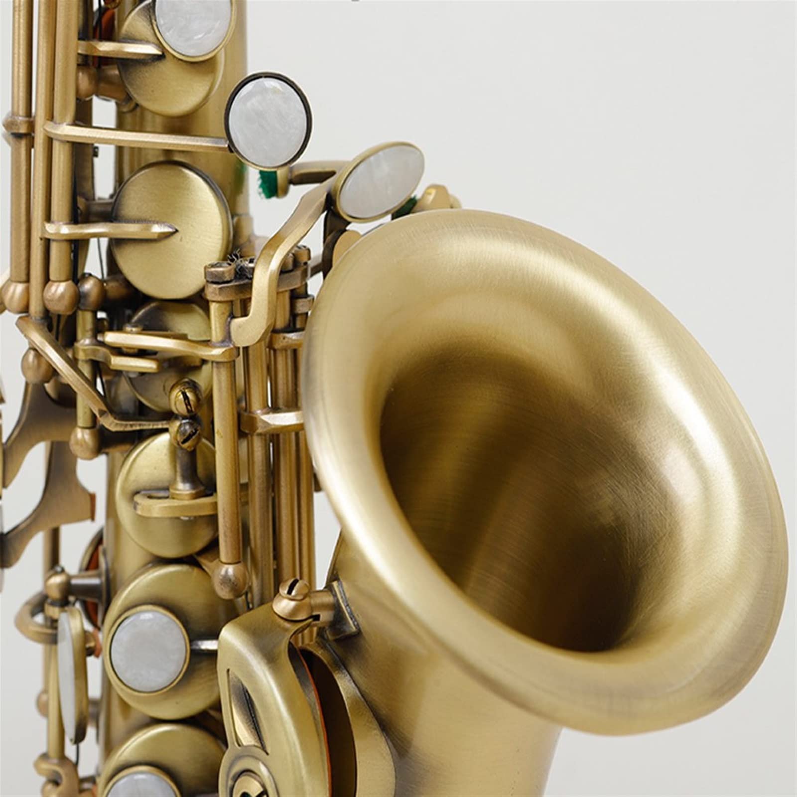 Saksofon Profesjonalny Profesjonalny Saksofon Bb Rzeźbiony Wzór Biały Guzik Z Muszli Sax Z Akcesoriami